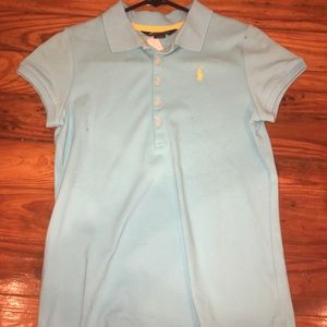 Ralph Lauren Collared Blue Shirt